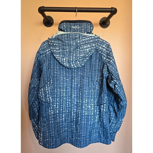 Columbia Omni Tech Waterproof Hooded Full Zip Coat Jacket Womens size Large - Picture 7 of 9